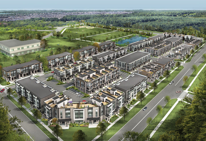 Oakbrook Towns Exterior View of Units