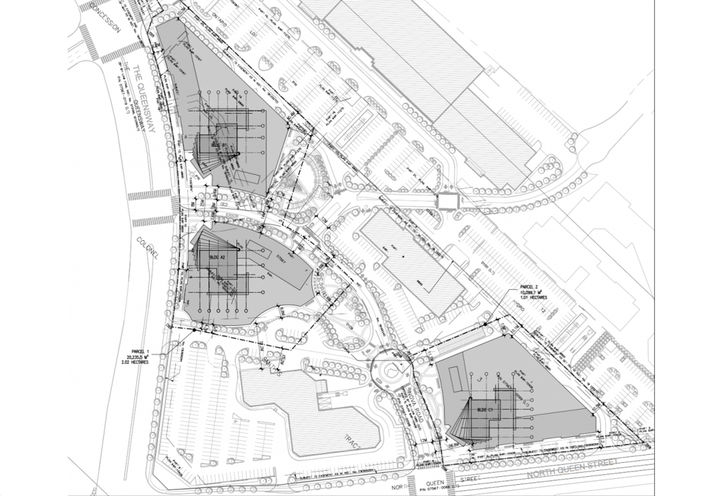 1750 The Queensway Condos Site Plan Layout