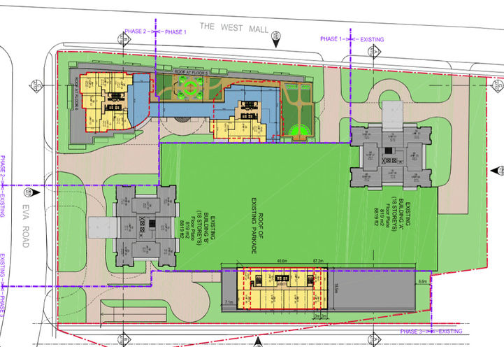 Site Plan for 361 The West Mall Condos 2