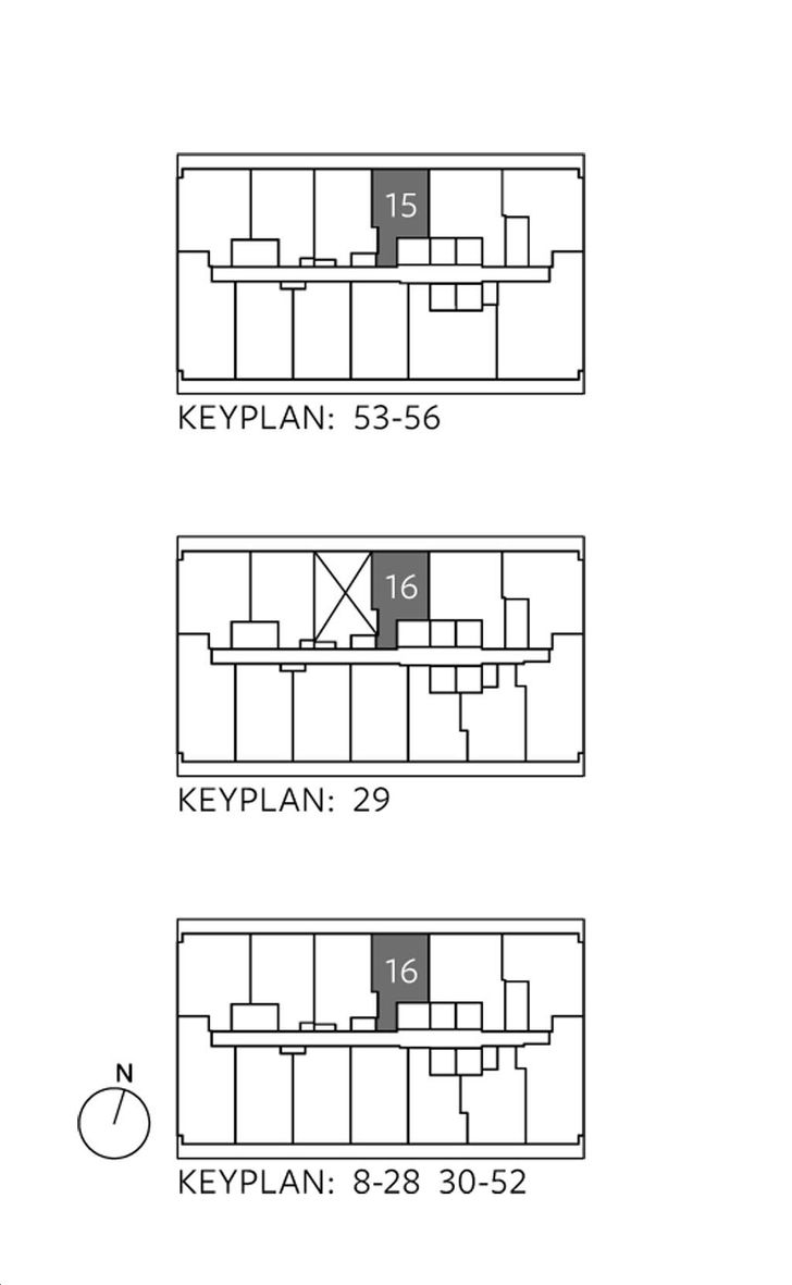 88 Queen Condos A2 Key Plan