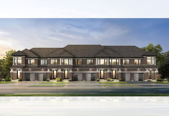 Cachet Heartwood Homes Exterior View of Townhomes