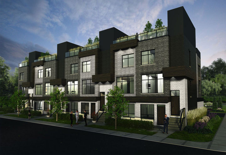 Johnathan Towns Streetscape Exterior View of Units