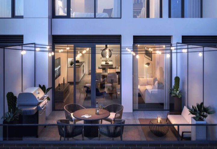 Outdoor Living Space at Junction House Condos