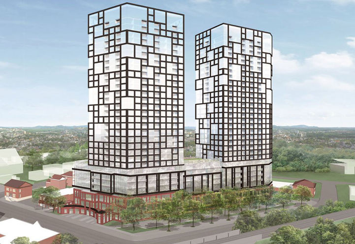 Rose Garden Residences Exterior View of Towers