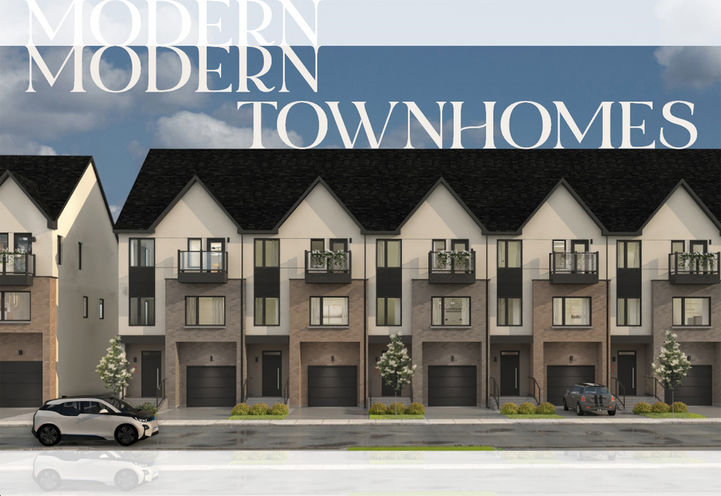 Sincerely Acorn Modern 3 Storey Townhomes - Exterior View
