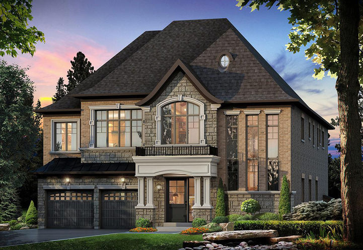 The View in Vaughan Exterior View of Estate Home Model