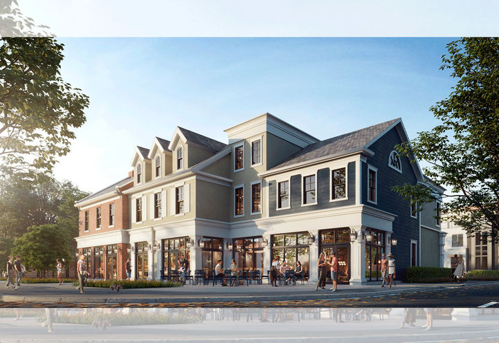 Vineyard Square Towns View of Commercial Space & Units Exterior